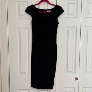 Vintage Topshop circa Y2K Black Sheath Dress